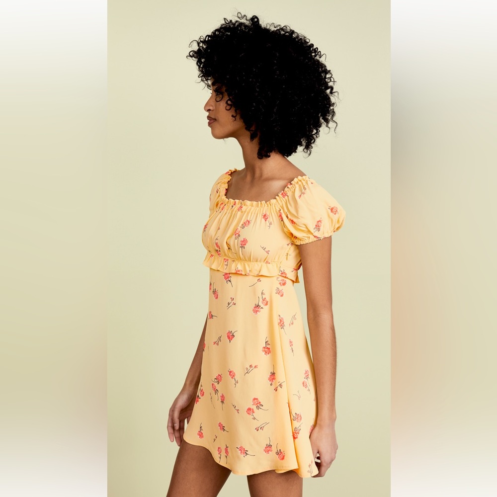 TREND: Pastel, Revolve Yellow Swing Summer Mini Dress Size XS